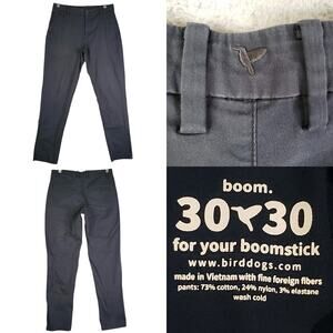 Birddogs Pants Men’s Size 30x30 Chino Boomstick Flat Front Cotton Button